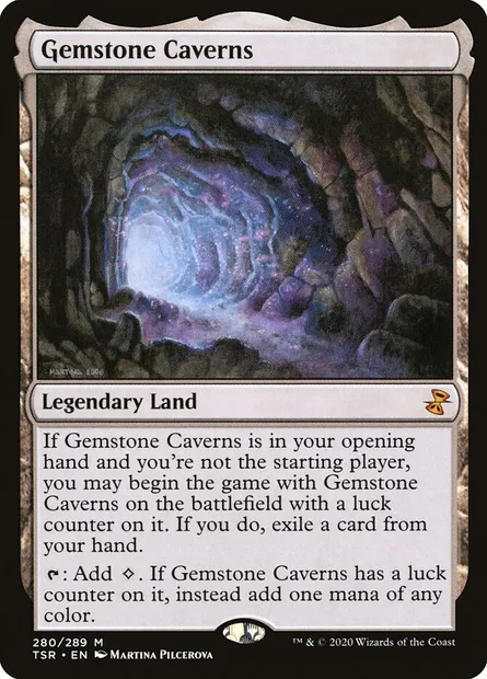 Gemstone Caverns, Magic card TSR 280 — Time Spiral Remastered set