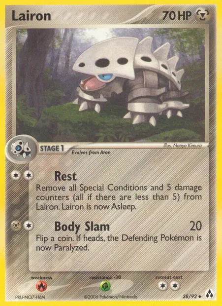 Lairon, Pokémon card LM 38 — Legend Maker set