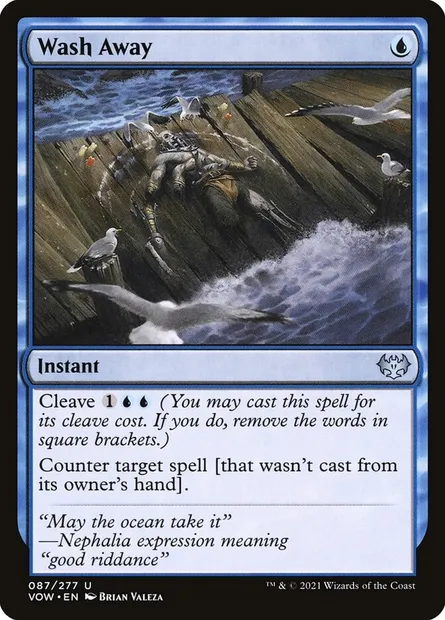 Wash Away, Magic card VOW 87 — Innistrad: Crimson Vow set