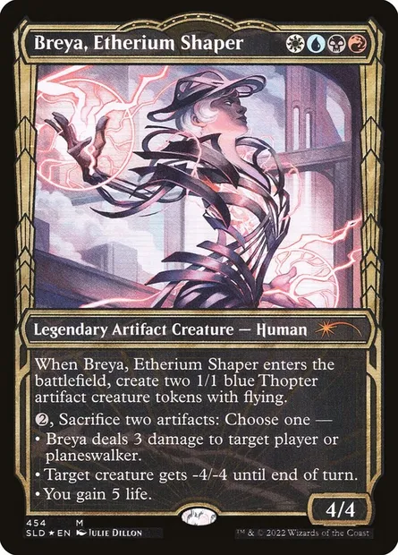 Breya, forgeuse d'étherium, carte Magic SLD 454 — extension Secret Lair Drop