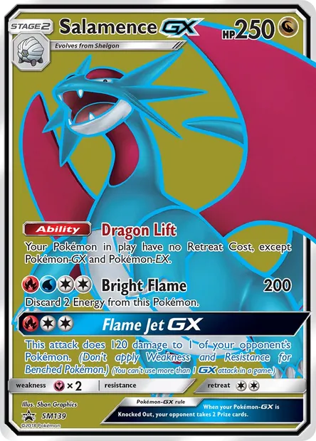 Drattak GX, carte Pokémon SM 139 — extension Promo SM