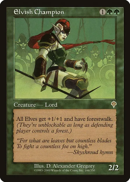 Elvish Champion, Magic card INV 186 — Invasion set