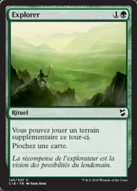 Explorer, carte Magic C18 143 — extension Commander 2018