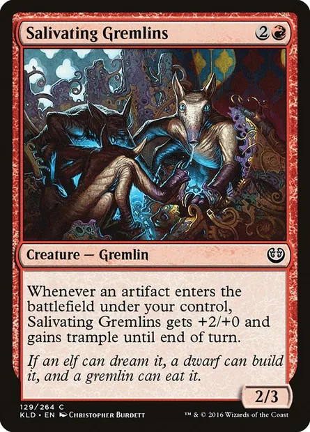 Salivating Gremlins, Magic card KLD 129 — Kaladesh set