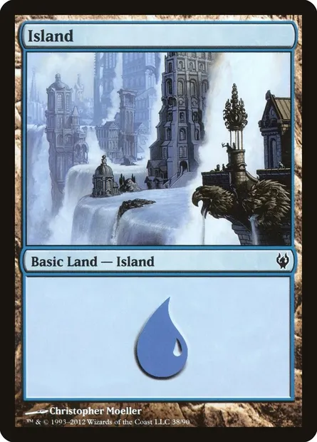 Island, Magic card DDJ 38 — Duel Decks: Izzet vs. Golgari set