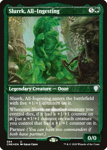 Slurrk, All-Ingesting, Magic card CMR 584 — Commander Legends set