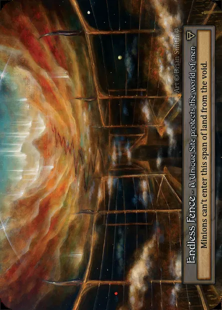 Endless Fence, Sorcery card GOT 382 — Gothic set