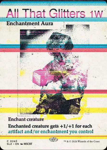 All That Glitters, Magic card SLZ 243 — The Zeta Set set