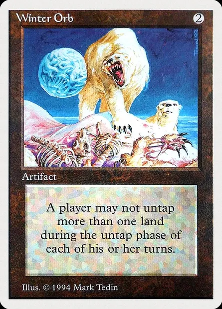 Winter Orb, Magic card SUM 280 — Summer Magic / Edgar set