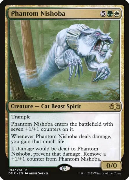 Phantom Nishoba, Magic card DMR 193 — Dominaria Remastered set
