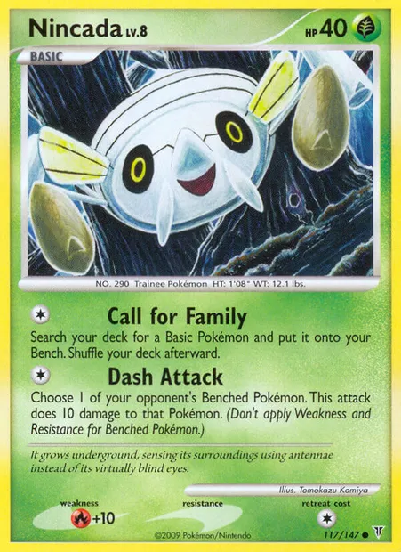 Nincada, Pokémon card SV 117 — Supreme Victors set