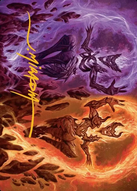 Fire Covenant // Fire Covenant, Magic card AECL 52 — Lorwyn Eclipsed Art Series set