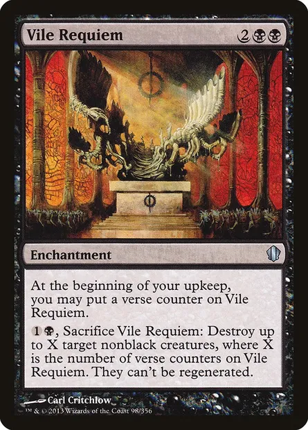 Vile Requiem, Magic card C13 98 — Commander 2013 set
