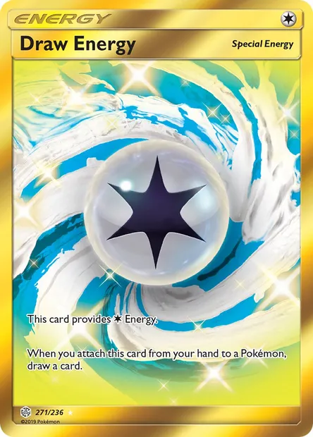 Draw Energy, Pokémon card CEC 271 — Cosmic Eclipse set