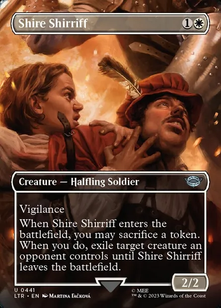 Shire Shirriff, Magic card LTR 441 — The Lord of the Rings: Tales of Middle-earth set