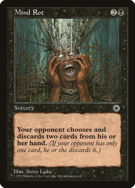 Mind Rot, Magic card POR 101 — Portal set