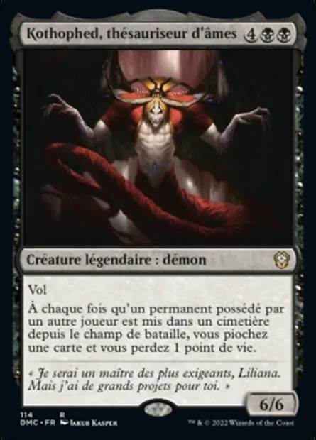 Kothophed, thésauriseur d'âmes, carte Magic DMC 114 — extension Dominaria United Commander