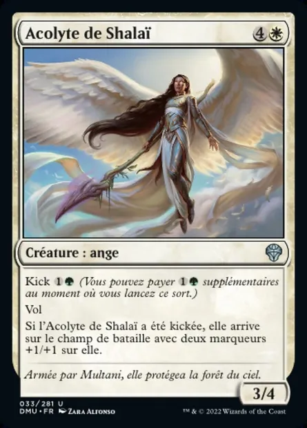 Acolyte de Shalaï, carte Magic DMU 33 — extension Dominaria Uni