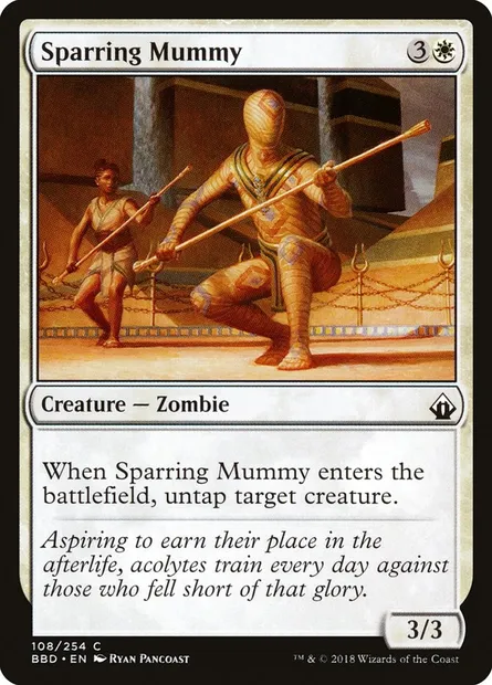 Sparring Mummy, Magic card BBD 108 — Battlebond set