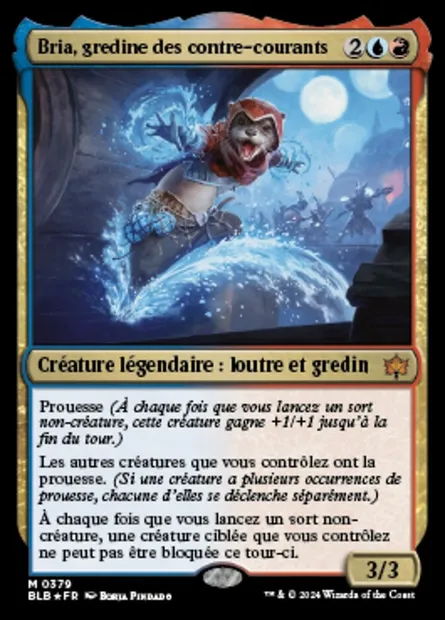 Bria, gredine des contre-courants, carte Magic BLB 379 — extension Bloomburrow