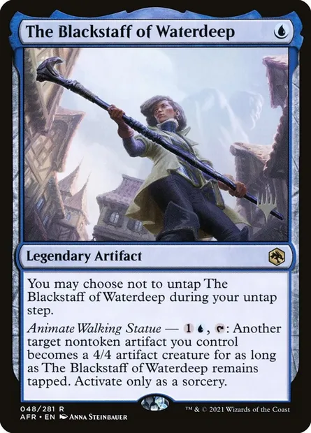 The Blackstaff of Waterdeep, Magic card PAFR 48p — Adventures in the Forgotten Realms Promos set