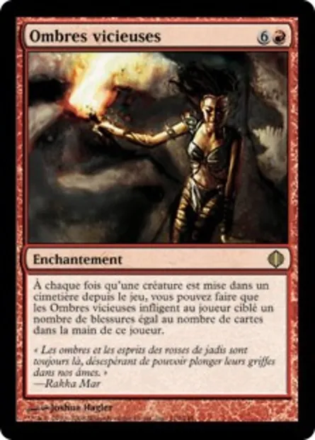 Ombres vicieuses, carte Magic ALA 119 — extension Les éclats d'Alara