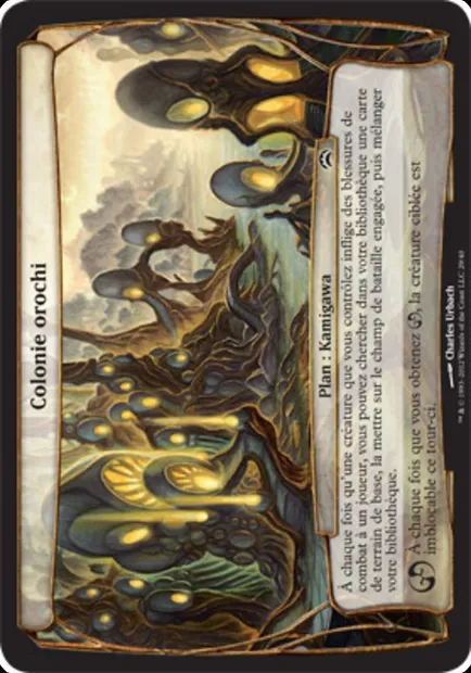 Colonie orochi, carte Magic OPC2 29 — extension Planechase 2012 Planes