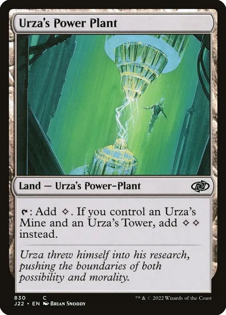 Urza's Power Plant, Magic card J22 830 — Jumpstart 2022 set