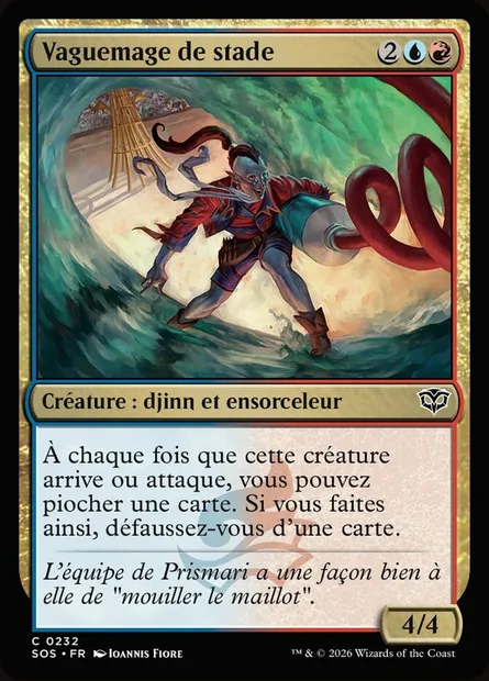 Vaguemage de stade, carte Magic SOS 232 — extension Secrets of Strixhaven