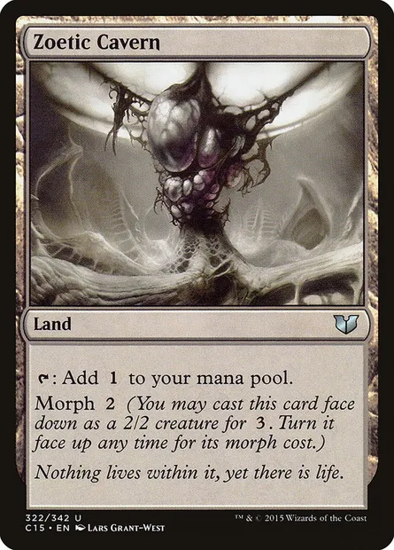 Zoetic Cavern, Magic card C15 322 — Commander 2015 set