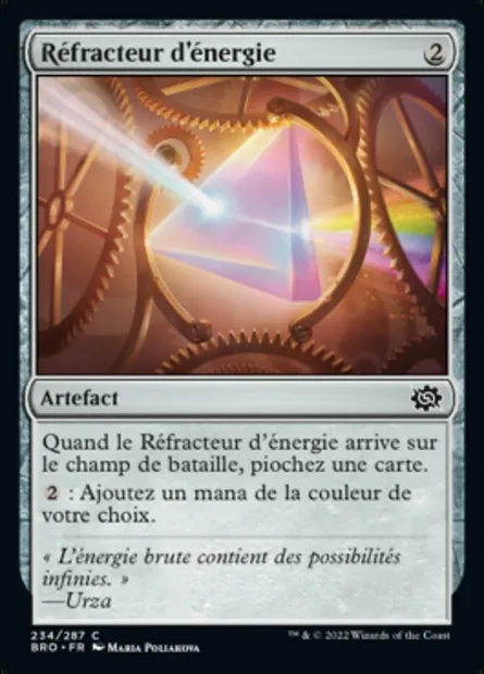 Réfracteur d'énergie, carte Magic BRO 234 — extension La Guerre Fratricide