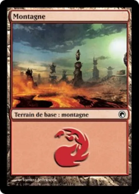 Montagne, carte Magic SOM 244 — extension Cicatrices de Mirrodin