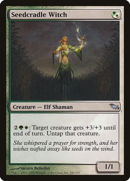 Seedcradle Witch, Magic card SHM 241 — Shadowmoor set