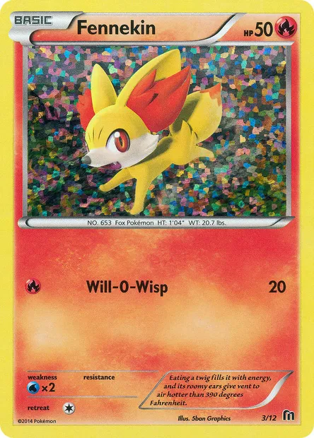 Feunnec, carte Pokémon MCD16 3 — extension Collection McDonald's 2016