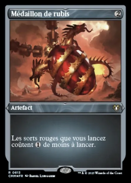 Médaillon de rubis, carte Magic CMM 613 — extension Commander Masters