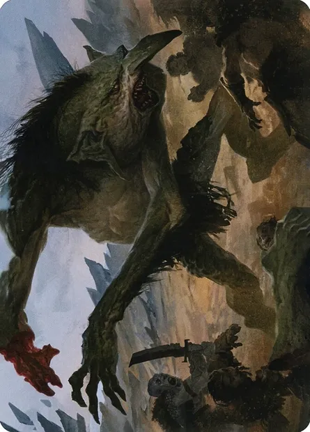 Loathsome Troll // Troll, carte Magic AAFR 21 — extension Adventures in the Forgotten Realms Art Series