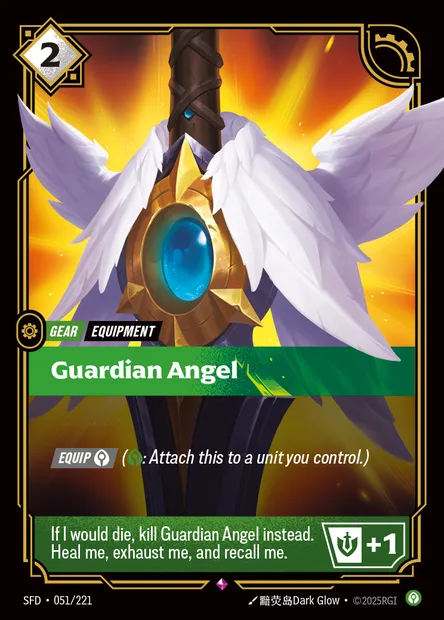 Guardian Angel, Riftbound card SFD 051 — Spiritforged set