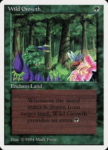 Végétation luxuriante, carte Magic SUM 230 — extension Summer Magic / Edgar