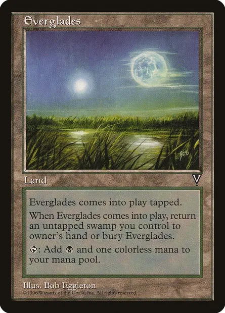 Everglades, Magic card VIS 162 — Visions set