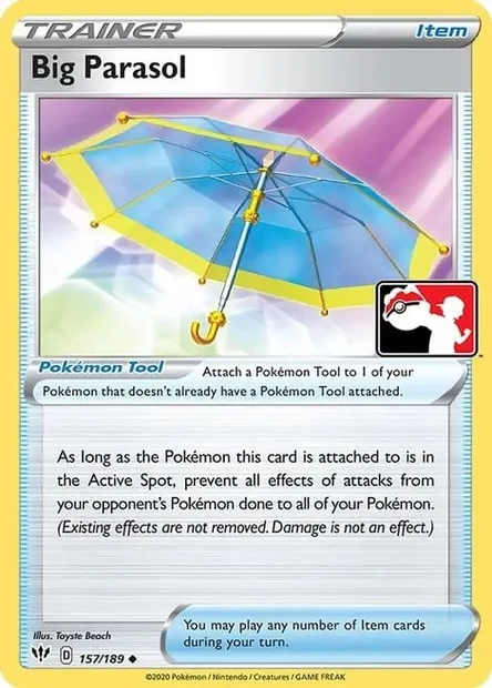 Big Parasol, Pokémon card PPS 157-3 — Play! Pokémon Prize Pack Series set