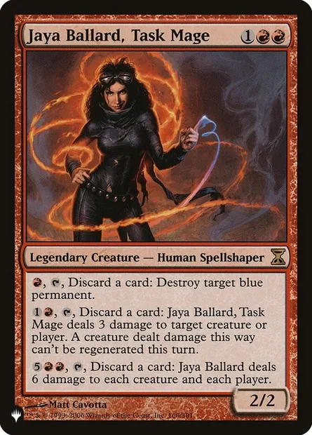 Jaya Ballard, Task Mage, Magic card PLST TSP-166 — The List set