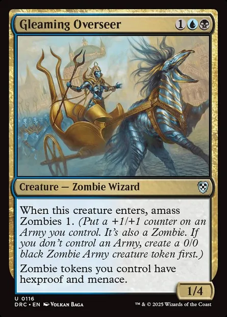 Gleaming Overseer, Magic card DRC 116 — Aetherdrift Commander set