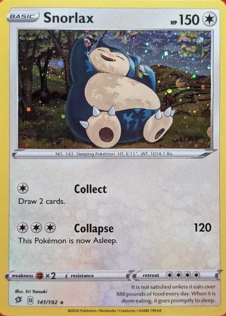 Ronflex, carte Pokémon TDX 141-2 — extension Theme Deck & Blisters Exclusives