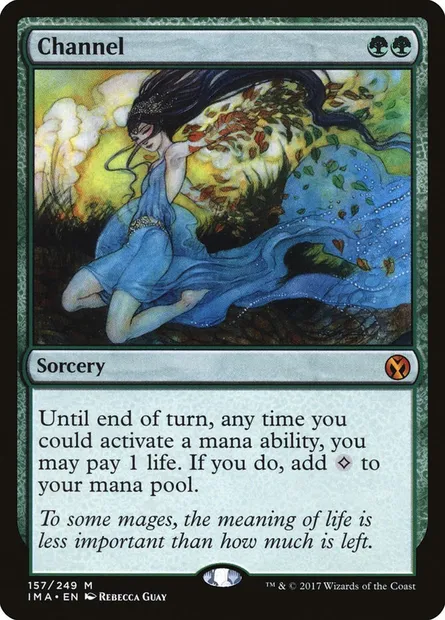 Channel, Magic card IMA 157 — Iconic Masters set