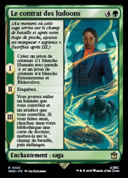 Le contrat des Judoons, carte Magic WHO 103 — extension Doctor Who