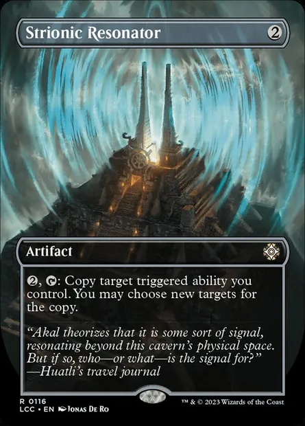 Strionic Resonator, Magic card LCC 116 — The Lost Caverns of Ixalan Commander set