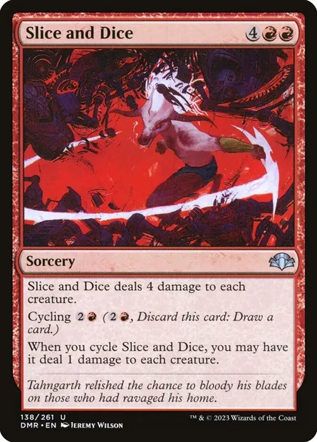 Slice and Dice, Magic card DMR 138 — Dominaria Remastered set