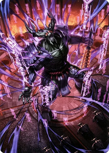 Hidetsugu, Devouring Chaos // Hidetsugu, Devouring Chaos, Magic card ANEO 56 — Neon Dynasty Art Series set