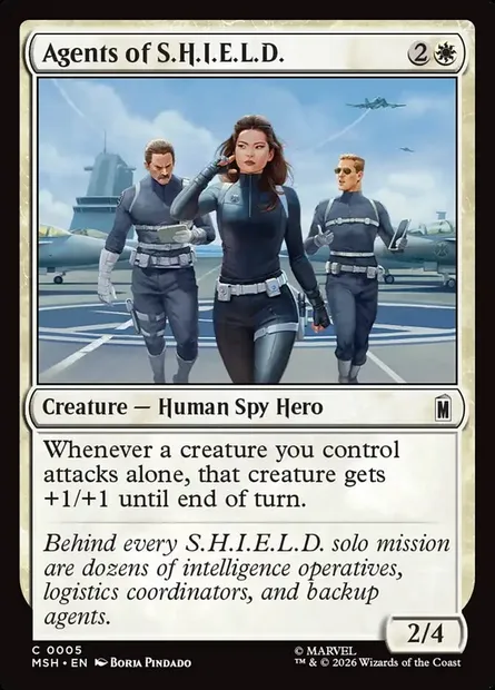 Agents of S.H.I.E.L.D., Magic card MSH 5 — Marvel Super Heroes set