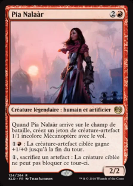 Pia Nalaàr, carte Magic KLD 124 — extension Kaladesh